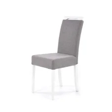 CLARION CHAIR, WHITE / GRAY